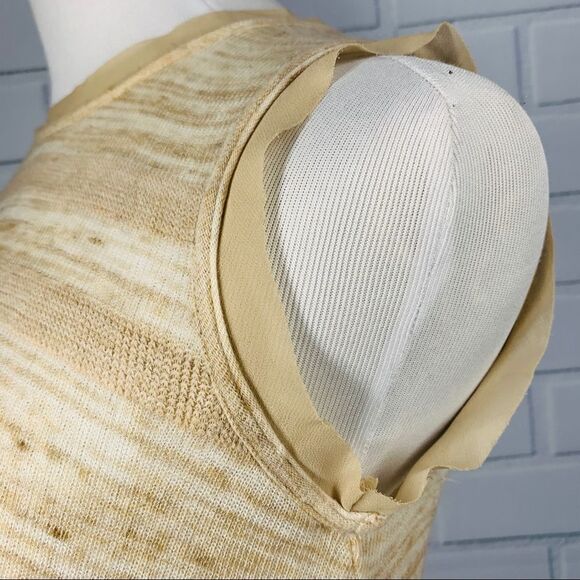 10/$25🦋 Simply Vera Vera Wang Oatmeal Asymmetrical Tank - Size XS - Picture 4 of 11
